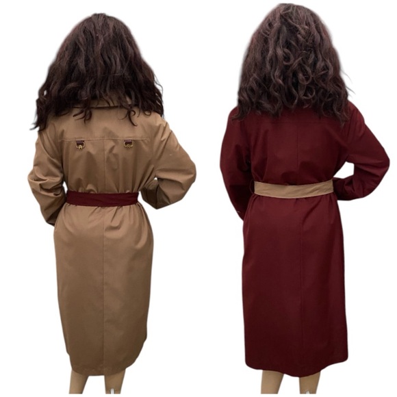 Etienne Aigner vintage reversible trench coat - Picture 2 of 12